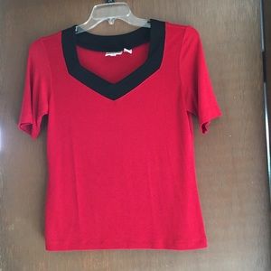 Chico’s size 1 red shirt